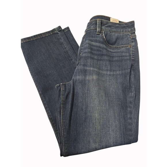 ✅3/$20 Sale-LEE Reg Fit Straight Mid Rise Secretly Shapes Jeans-Women's 16S - Picture 5 of 9